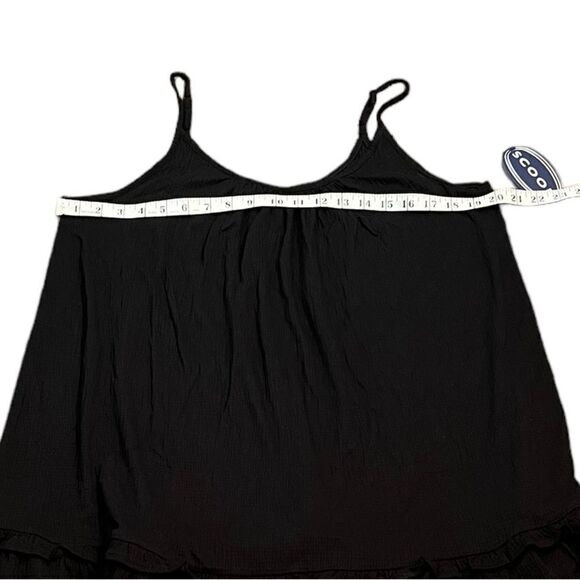 NWT Scoop Women’s Waffle Knit Ruffle Mini Dress, Size XL - Picture 4 of 8